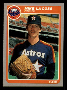 1985 Fleer #353 Mike LaCoss VG Houston Astros 
