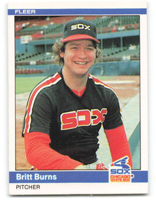  1981 Topps # 412 Britt Burns Chicago White Sox