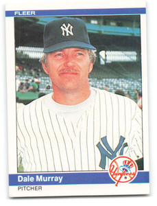1984 Fleer #134 Dale Murray VG New York Yankees 