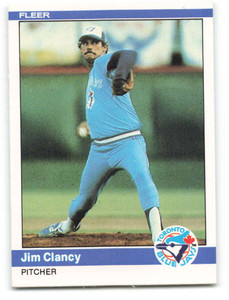 1984 Fleer #150 Jim Clancy VG Toronto Blue Jays 