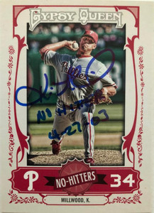 Kevin Millwood Autographed 2013 Topps Gypsy Queen #NH-KM