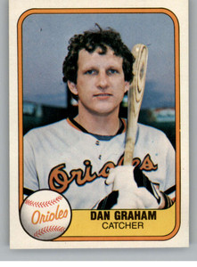 1981 Fleer #189 Dan Graham VG Baltimore Orioles 