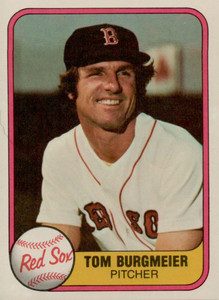 1981 Fleer #228 Tom Burgmeier VG Boston Red Sox 