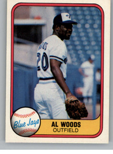 1981 Fleer #422 Alvis Woods VG Toronto Blue Jays  1981 Fleer #422 Alvis Woods VG Toronto Blue Jays