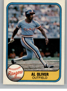 1982 Donruss #116 Al Oliver VG Texas Rangers