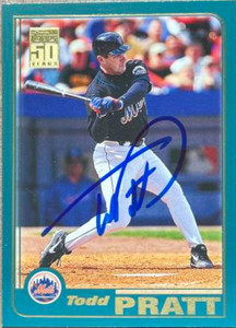 SOLD 5557 Todd Pratt Autographed 2001 Topps #23