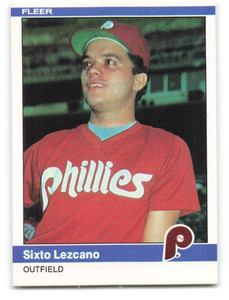  Baseball MLB 1985 Fleer Update #72 Sixto Lezcano