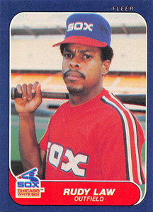 1986 Fleer #211 Rudy Law VG Chicago White Sox 