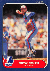 1986 Fleer #260 Bryn Smith VG Montreal Expos 