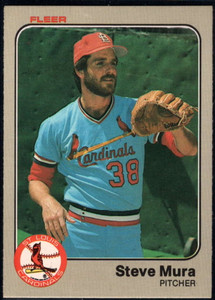 1983 Fleer #16 Steve Mura VG St. Louis Cardinals 