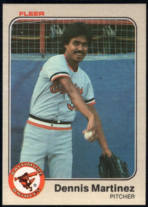 1983 Fleer #64 Dennis Martinez VG Baltimore Orioles 