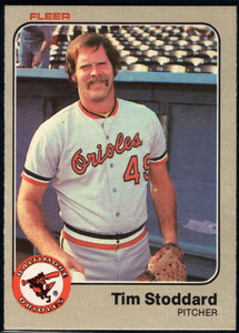 1983 Fleer #75 Tim Stoddard VG Baltimore Orioles 