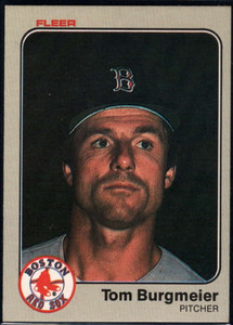 1983 Fleer #180 Tom Burgmeier VG Boston Red Sox 