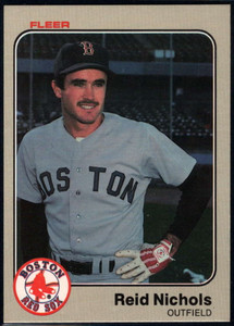 1983 Fleer #189 Reid Nichols VG Boston Red Sox 