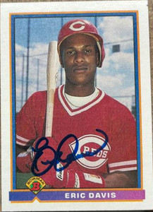 Eric Davis Autographed 1985 Cincinnati Reds Yearbook Cards #NNO - Under the  Radar Sports