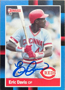 Eric Davis Autographed 1988 Donruss #369