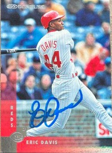 Eric Davis Autographed 1997 Donruss #190