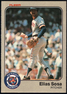 1983 Fleer #342 Elias Sosa VG Detroit Tigers 