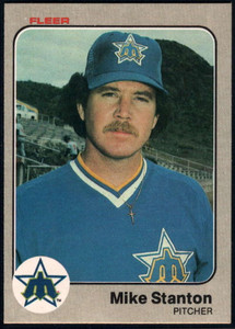 1983 Fleer #486 Mike Stanton VG Seattle Mariners 