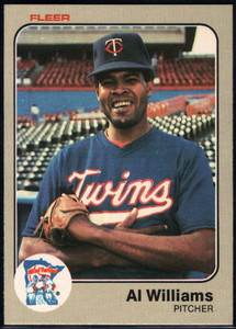 1983 Fleer #628 Al Williams VG Minnesota Twins 