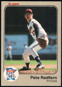 1983 Fleer #623 Pete Redfern VG Minnesota Twins 