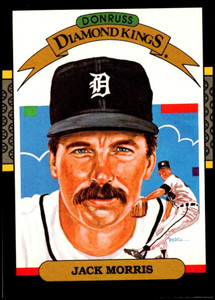 1987 Donruss #13 Jack Morris DK VG Detroit Tigers 