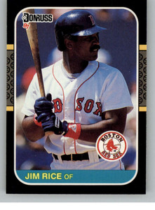 1987 Donruss #92 Jim Rice VG Boston Red Sox 