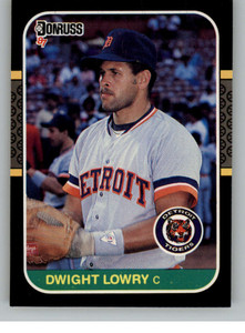 1987 Donruss #338 Dwight Lowry VG RC Rookie Detroit Tigers 