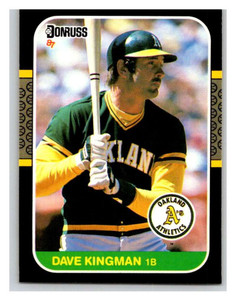 1985 Topps #730 Dave Kingman VG Oakland Athletics - Under the Radar Sports