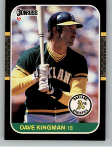 1987 Donruss #425 Dave Kingman VG Oakland Athletics 