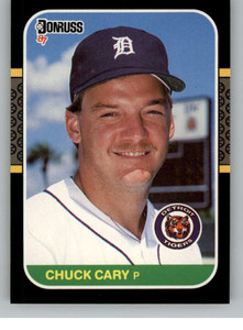 1987 Donruss #461 Chuck Cary VG RC Rookie Detroit Tigers 