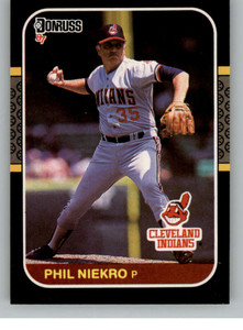 1987 Donruss #465 Phil Niekro VG Cleveland Indians 