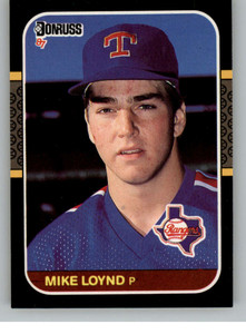 1987 Donruss #506 Mike Loynd VG RC Rookie Texas Rangers 