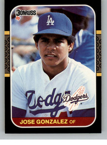 1987 Donruss #525 Jose Gonzalez VG RC Rookie Los Angeles Dodgers 