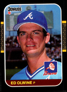 1987 Donruss #560 Ed Olwine VG RC Rookie Atlanta Braves 