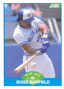 1988 Fleer #102 Jesse Barfield VG Toronto Blue Jays - Under the Radar Sports