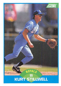 1989 Score #162 Kurt Stillwell VG Kansas City Royals 