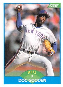 1989 Score #200 Dwight Gooden VG New York Mets 