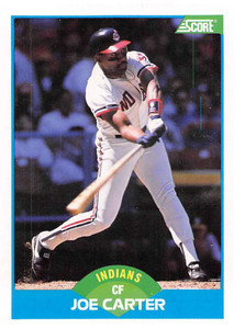 1989 Fleer #400 Joe Carter VG Cleveland Indians - Under the Radar