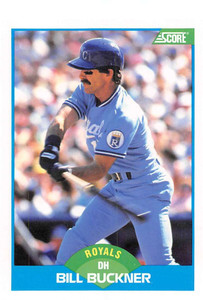 1989 Score #214 Bill Buckner VG Kansas City Royals 