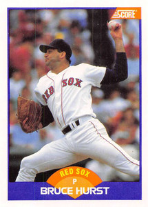 1989 Score #325 Bruce Hurst VG Boston Red Sox 