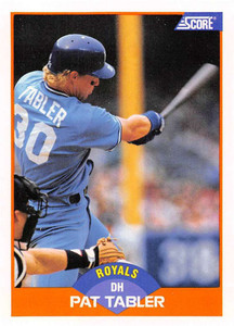 1988 Fleer Update #36 Pat Tabler VG Kansas City Royals - Under the