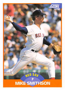 1989 Score #403 Mike Smithson VG Boston Red Sox 