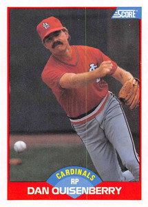 1990 Topps #312 Dan Quisenberry VG St. Louis Cardinals - Under the Radar  Sports