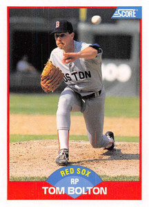 1989 Score #531 Tom Bolton VG Boston Red Sox 