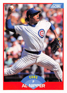 1989 Score #532 Al Nipper VG Chicago Cubs 