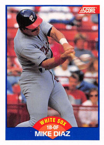 1989 Score #603 Mike Diaz VG Chicago White Sox 