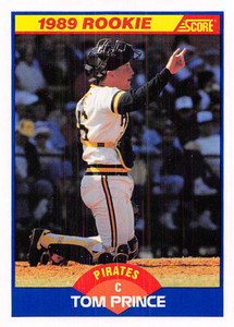 1989 Score #626 Tom Prince VG Pittsburgh Pirates 