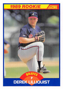 1989 Score #631 Derek Lilliquist VG Atlanta Braves 