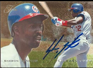 Shawon Dunston Autographed 1995 Flair #112